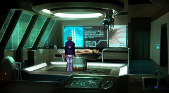 screenshot technobabylon wadjeteye technocrat adventure autopsy