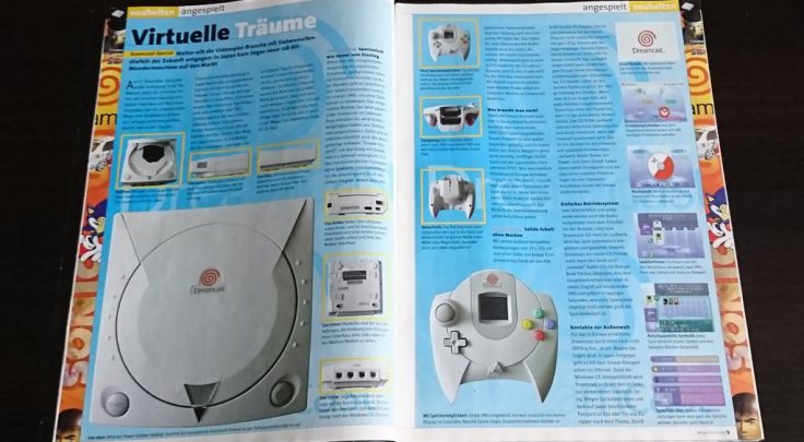 Die Mega Fun schaut sich den Dreamcast genauer an (©Computec Media)
