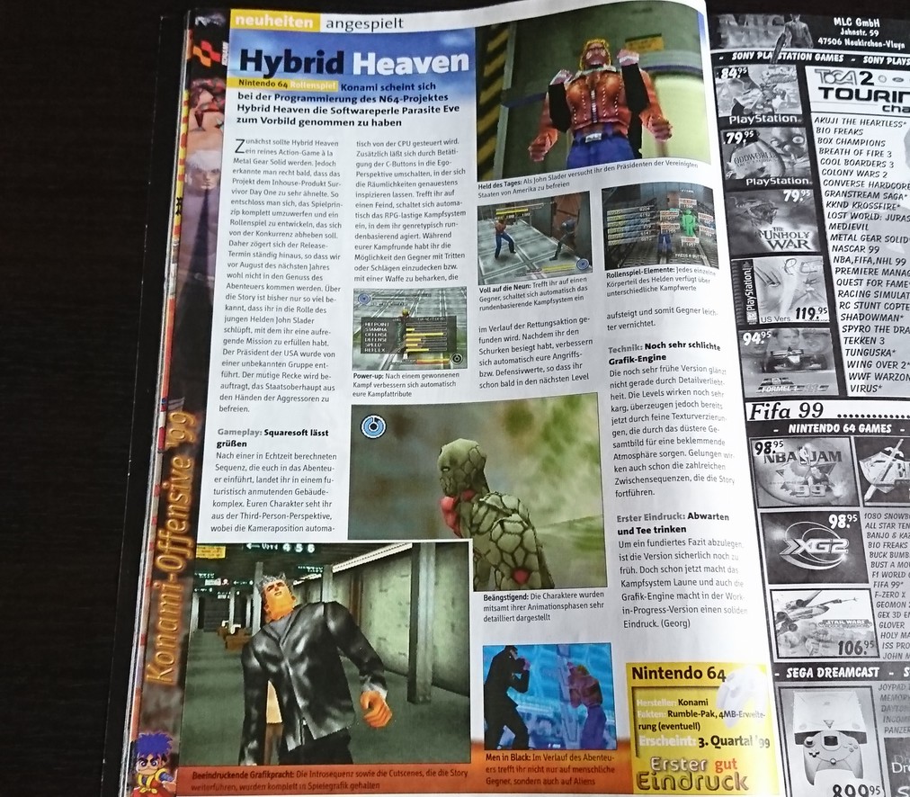 Konamis Hybrid Heaven erschien exklusiv für das N64 (©Computec Media)