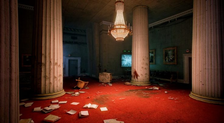 Leider ist der Buckingham Palace zur Hälfte ein eher langweiliger Bunker.